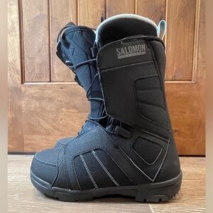 Salomon Scarlet Quicklock Snowboard Boots Womens’ Size 7.5 - Black/Turquoise